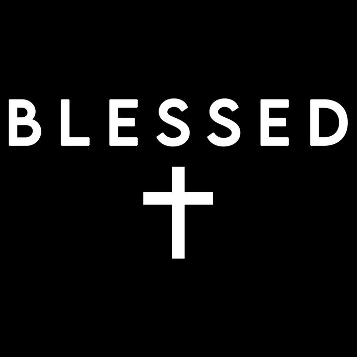 Blessed Simple Cross Doggie Tank