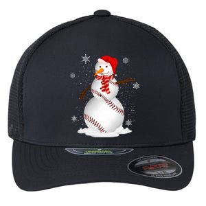 Baseball Snow Christmas Santa Hat Xmas Baseball Gift Flexfit Unipanel Trucker Cap