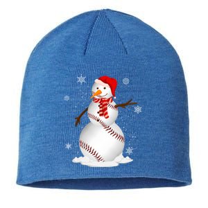 Baseball Snow Christmas Santa Hat Xmas Baseball Gift Sustainable Beanie