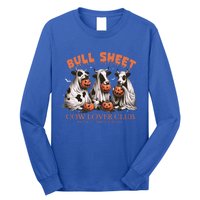 Bull Sheet Cow Lover Club Moo I Mean Boo Funny Halloween Funny Gift Long Sleeve Shirt