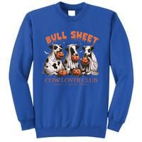 Bull Sheet Cow Lover Club Moo I Mean Boo Funny Halloween Funny Gift Sweatshirt