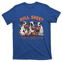 Bull Sheet Cow Lover Club Moo I Mean Boo Funny Halloween Funny Gift T-Shirt