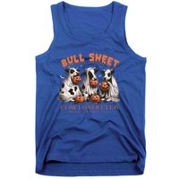 Bull Sheet Cow Lover Club Moo I Mean Boo Funny Halloween Funny Gift Tank Top