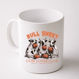 Bull Sheet Cow Lover Club Moo I Mean Boo Funny Halloween Funny Gift Coffee Mug