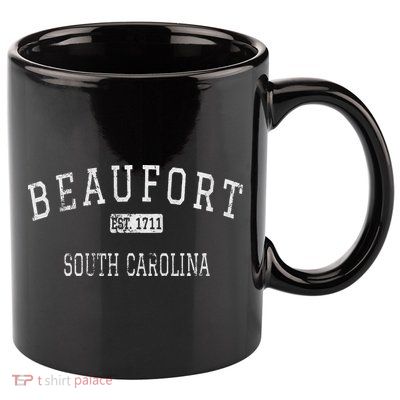Beaufort South Carolina Sc Vintage 11oz C Handle Ceramic Mug