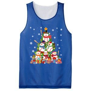 Baseball Snow Christmas Tree Pitchers Catchers Gift Mesh Reversible Basketball Jersey Tank