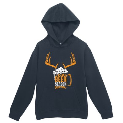 Beer Season Cute Gift Xmas Animal Hunting Beer Ers Gift Urban Pullover Hoodie