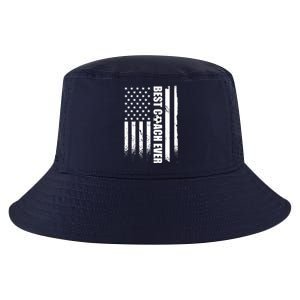 Best Soccer Coach Ever American Flag Cool Comfort Performance Bucket Hat