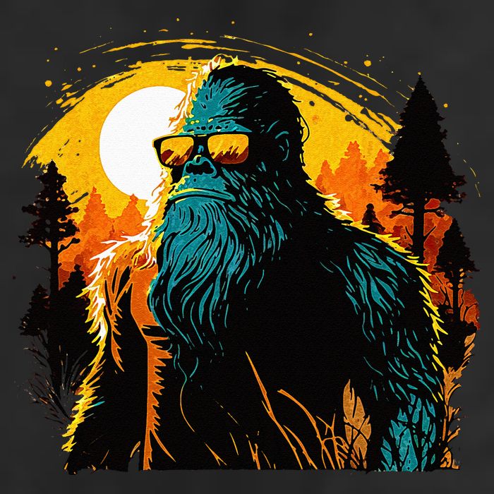 Bigfoot Sasquatch Cool Yeti Cool Comfort Performance Bucket Hat