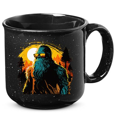 Bigfoot Sasquatch Cool Yeti 15oz Campfire Ceramic Mug