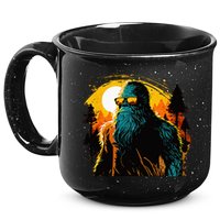 Bigfoot Sasquatch Cool Yeti 15oz Campfire Ceramic Mug