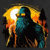 Bigfoot Sasquatch Cool Yeti 15oz Campfire Ceramic Mug