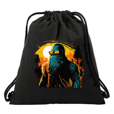 Bigfoot Sasquatch Cool Yeti Drawstring Bag