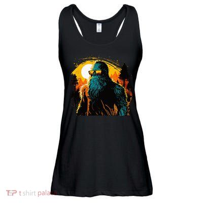 Bigfoot Sasquatch Cool Yeti Ladies Essential Flowy Tank