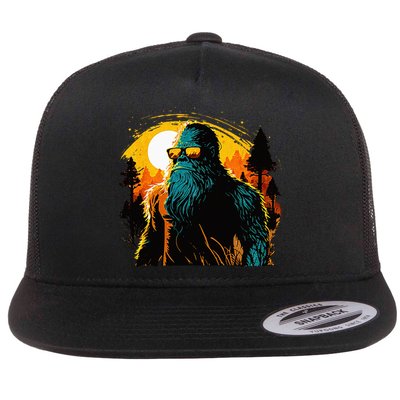 Bigfoot Sasquatch Cool Yeti Flatbill Hat