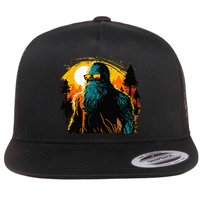 Bigfoot Sasquatch Cool Yeti Flat Bill Trucker Hat
