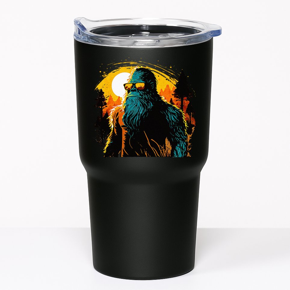 Bigfoot Sasquatch Cool Yeti Tumbler