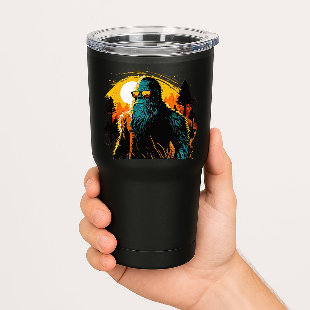 Bigfoot Sasquatch Cool Yeti Tumbler