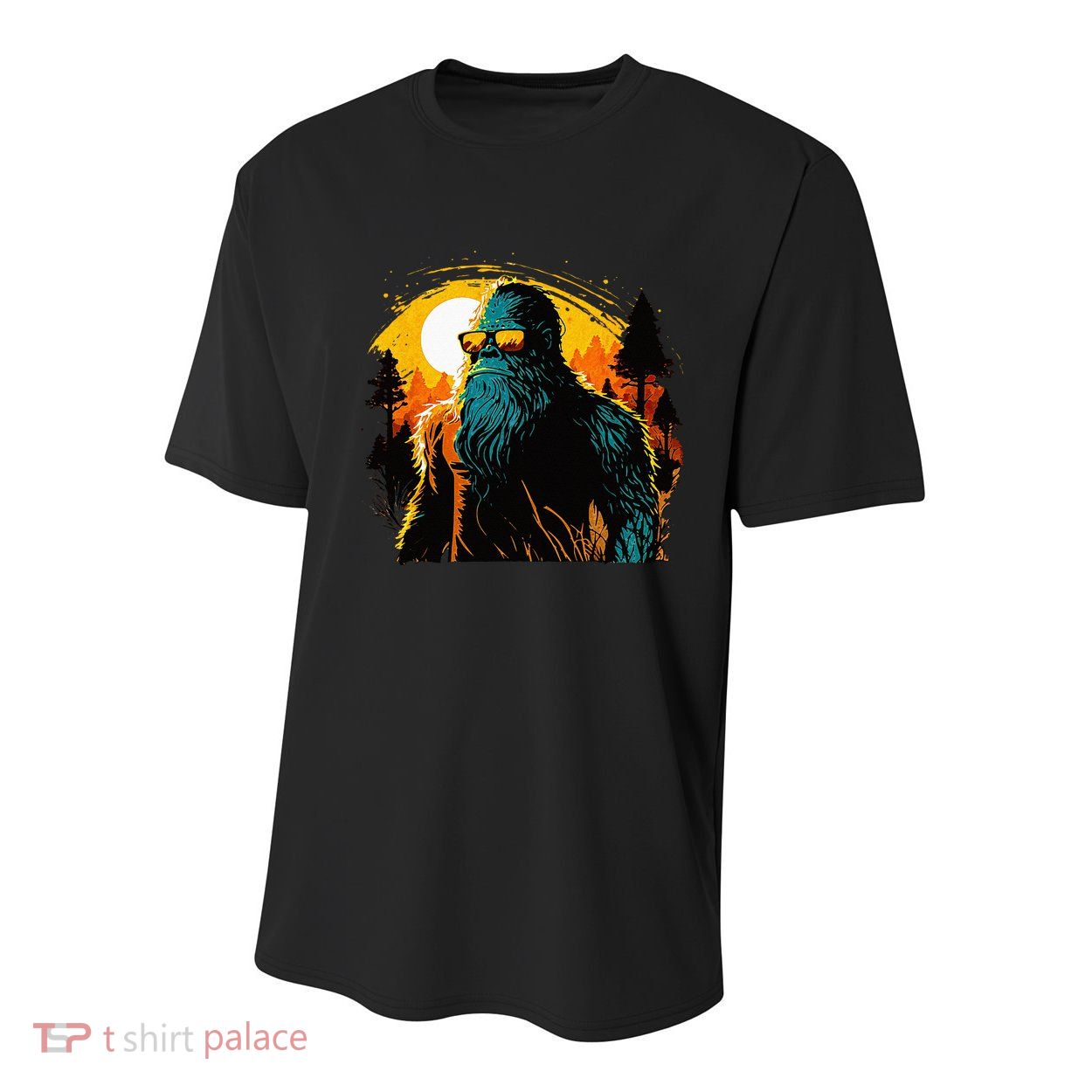 Bigfoot Sasquatch Cool Yeti Youth Performance Sprint T-Shirt