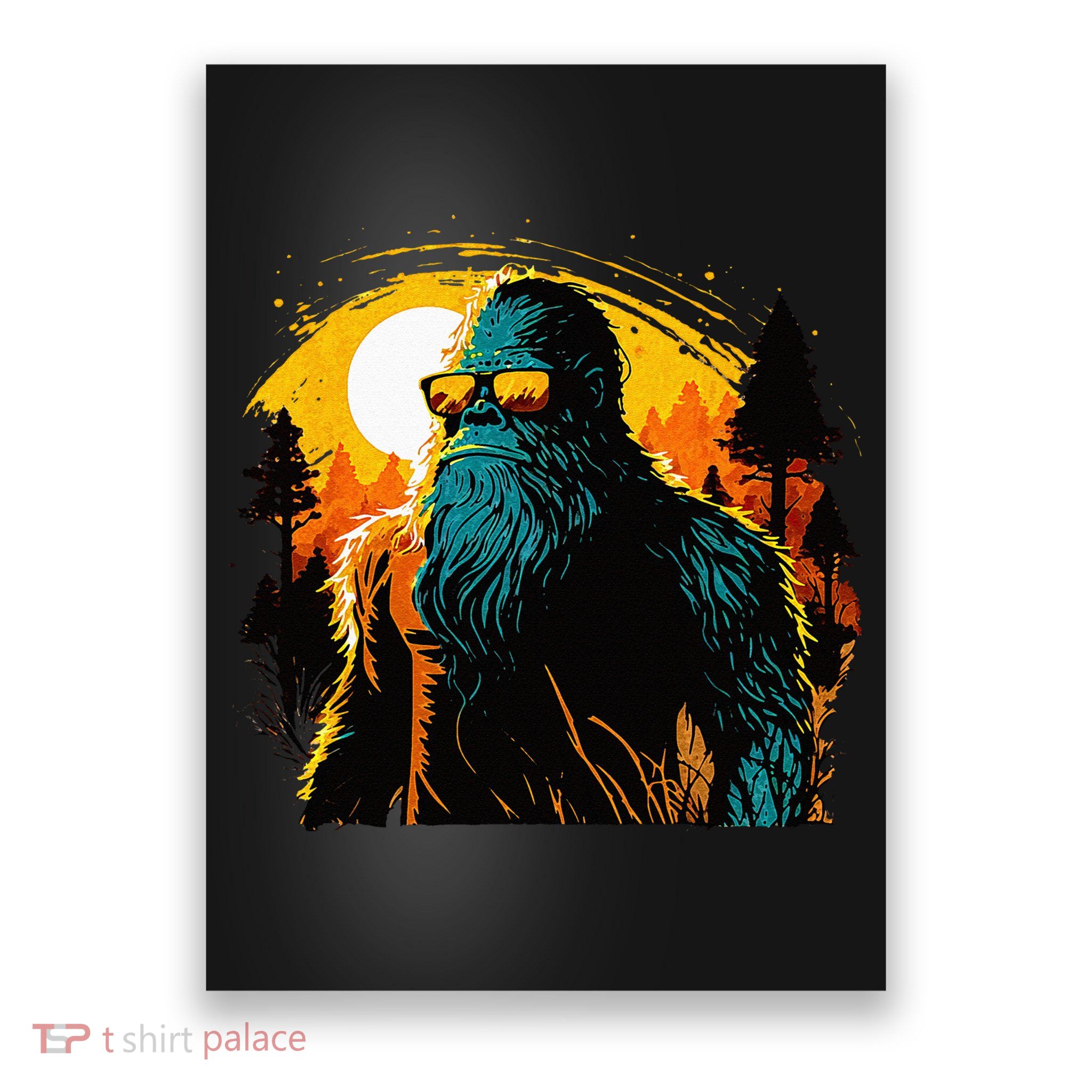 Bigfoot Sasquatch Cool Yeti Poster