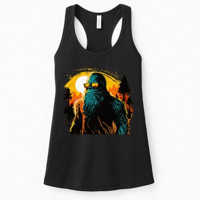 Bigfoot Sasquatch Cool Yeti Womens Tank Top