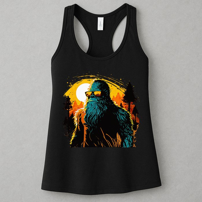 Bigfoot Sasquatch Cool Yeti Womens Tank Top
