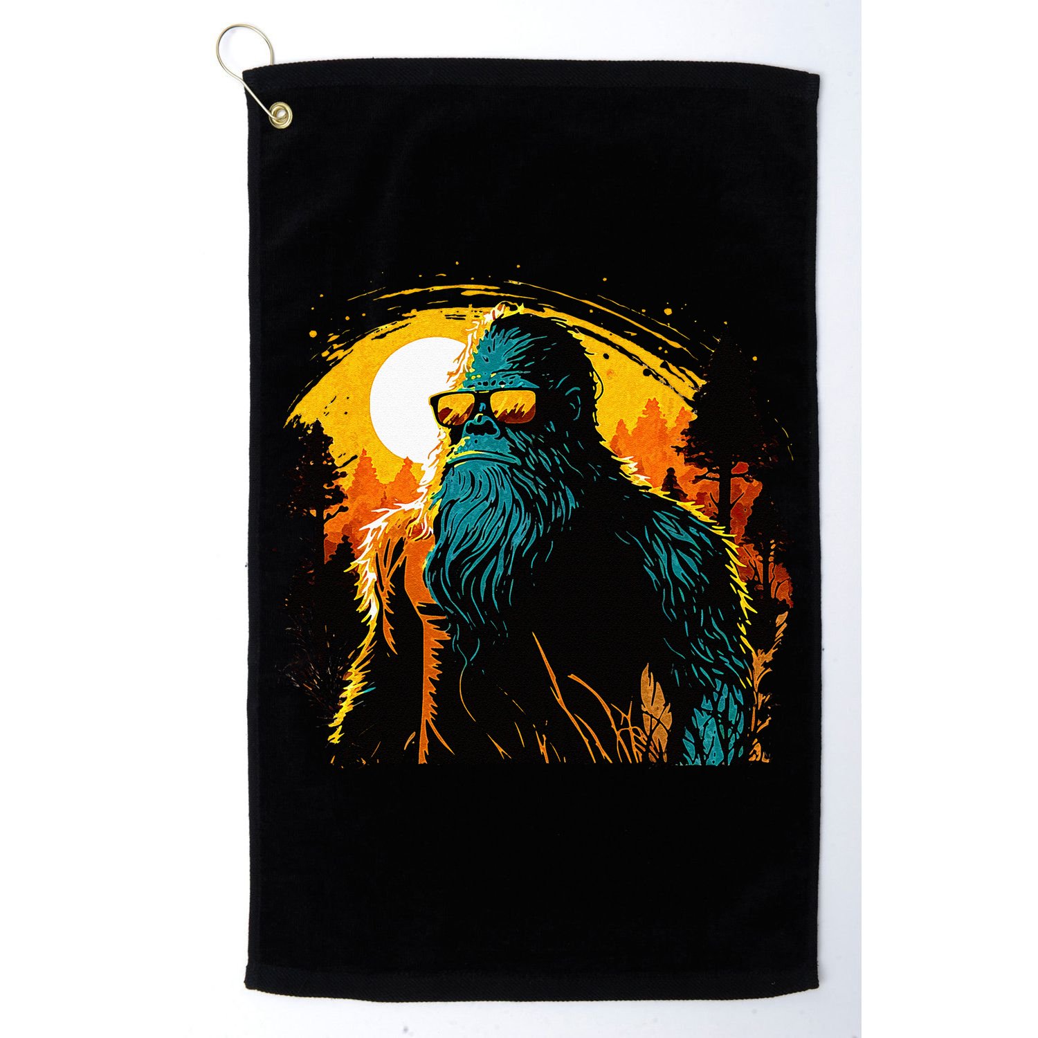 Bigfoot Sasquatch Cool Yeti Golf Towel