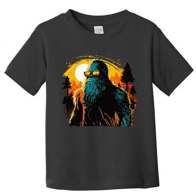 Bigfoot Sasquatch Cool Yeti Toddler T-Shirt