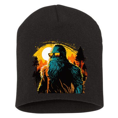 Bigfoot Sasquatch Cool Yeti Short Acrylic Beanie