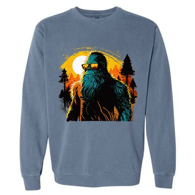 Bigfoot Sasquatch Cool Yeti Garment-Dyed Sweatshirt