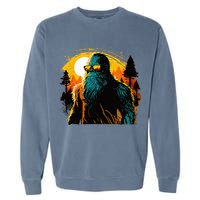 Bigfoot Sasquatch Cool Yeti Garment-Dyed Sweatshirt