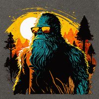 Bigfoot Sasquatch Cool Yeti Cotton Canvas Backpack