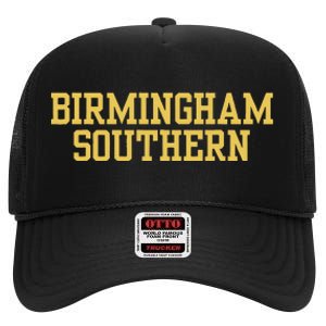 Birmingham Southern College High Crown Mesh Back Trucker Hat