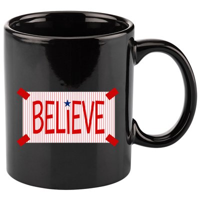 Believe Philadelphia Baseball Fan 11oz C Handle Ceramic Mug