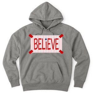 Believe Philadelphia Baseball Fan Hoodie