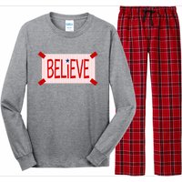 Believe Philadelphia Baseball Fan Long Sleeve Pajama Set