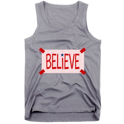 Believe Philadelphia Baseball Fan Tank Top