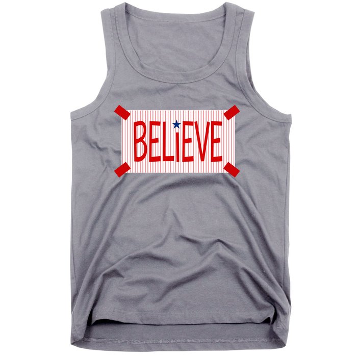 Believe Philadelphia Baseball Fan Tank Top