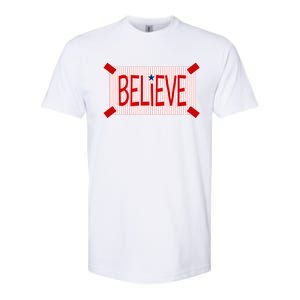 Believe Philadelphia Baseball Fan Softstyle CVC T-Shirt