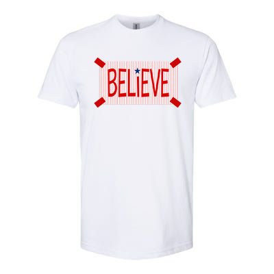 Believe Philadelphia Baseball Fan Softstyle® CVC T-Shirt