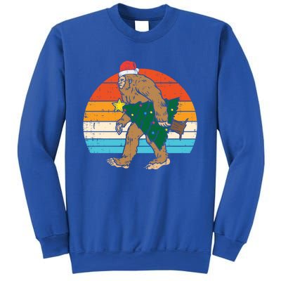 Bigfoot Sasquatch Christmas Tree Funny Xmas Pajamas Pjs Gift Sweatshirt