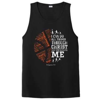 Basketball Sayings Christian Verse Graphic PosiCharge Competitor Tank