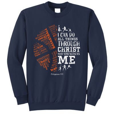 Basketball Sayings Christian Verse Graphic Sweatshirt