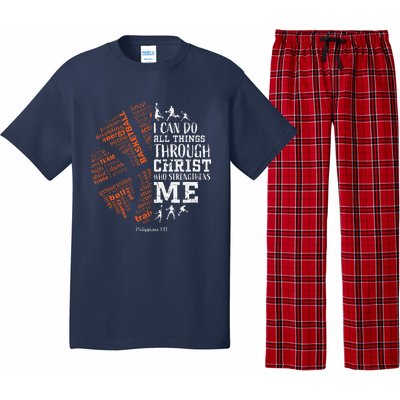 Basketball Sayings Christian Verse Graphic Pajama Set