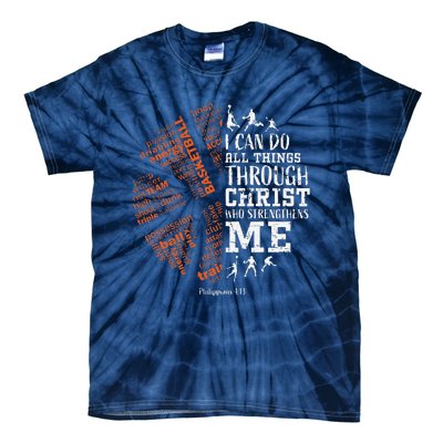 Basketball Sayings Christian Verse Graphic Tie-Dye T-Shirt