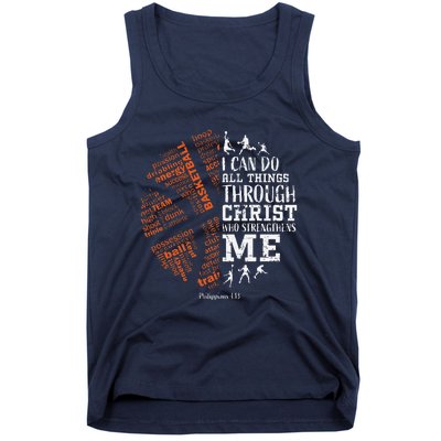 Basketball Sayings Christian Verse Graphic Tank Top