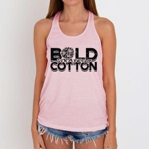 Bold Strategy Cotton Board Game Women's Knotted Racerback Tank