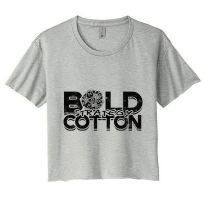 Bold Strategy Cotton Board Game Women's Crop Top Tee