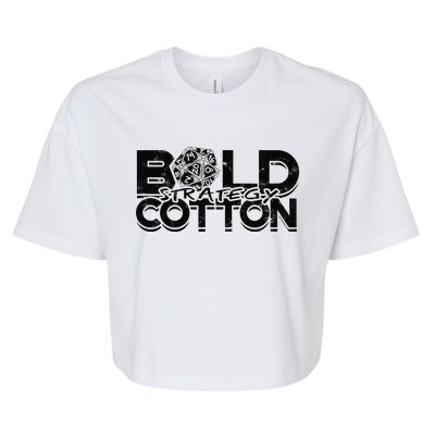 Bold Strategy Cotton Board Game Bella+Canvas Jersey Crop Tee