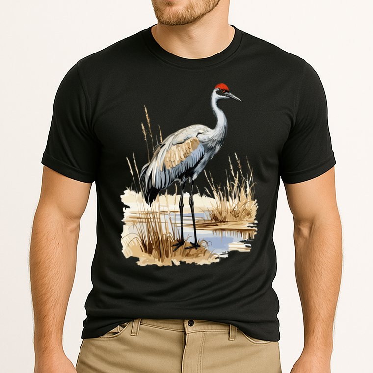 birding sandhill crane nebraska Sandhill cranes Cooling Performance Crew T-Shirt